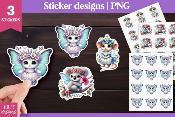 Download Fairy Stickers for Children Baby Animals - Animal Collection