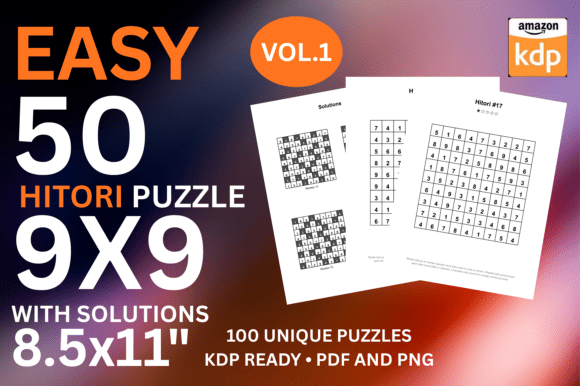 Download Hitori Logic Puzzles Vol 1 Easy - Premium Resources