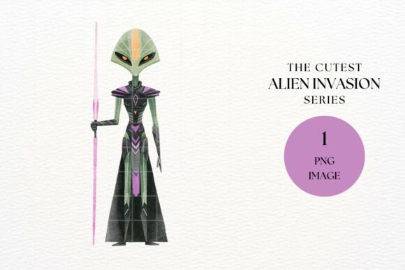 Download Alien Warrior Female Spear Clipart PNG - Warrior Collection