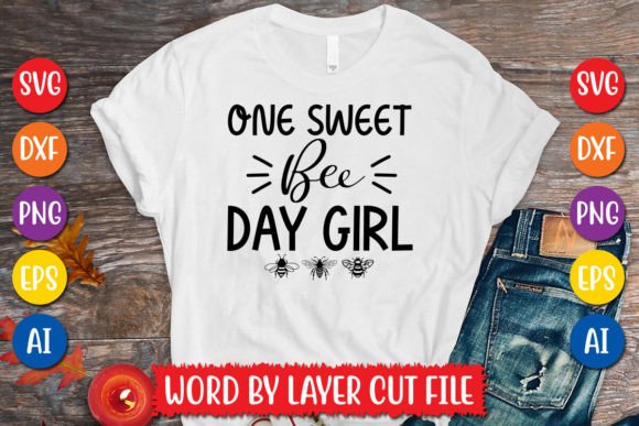 Download One Sweet Bee Day Girl SVG Design - Premium Resources
